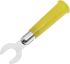 RS PRO Insulated Crimp Spade Connector Plastic, Yellow
