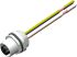 RS PRO Straight Female M12 to Unterminated Sensor Actuator Cable, 4 Core, TPE, 500mm