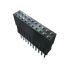 Samtec ESQ Series Vertical Through Hole Mount PCB Socket, 10-Contact, 2-Row, 2.54mm Pitch