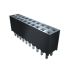 Samtec SQT Series Straight Through Hole Mount PCB Socket, 22-Contact, 2-Row, 2mm Pitch, Solder Termination