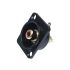 RS PRO Black, Red Panel Mount RCA Socket, Gold, 16A