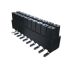 Samtec IPS1 Series Vertical Through Hole Mount PCB Socket, 22-Contact, 2-Row, 2.54mm Pitch, Solder Termination