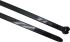 RS PRO Black Nylon Cable Tie, 284mm x 3.6 mm