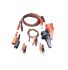 BK Precision Power Supply Test Leads Set for Use with 9115 Series Multi-Range Programmable DC Power Supplies