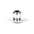 RS PRO Metallic Nickel Plated Brass Cable Gland, M12 x 1.5 Thread, 3mm Min, 6.5mm Max, IP68
