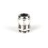 RS PRO Metallic Nickel Plated Brass Cable Gland, M25 Thread, 9mm Min, 16mm Max, IP68