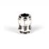 RS PRO Metallic Nickel Plated Brass Cable Gland, M40 Thread, 20mm Min, 28mm Max, IP68