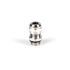 RS PRO Metallic Nickel Plated Brass Cable Gland, PG7 Thread, 3mm Min, 6.5mm Max, IP68