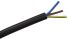 RS PRO 3 Core Power Cable, 0.75 mm², 25m, Black Silicone Sheath, High Temperature, 6.5 A, 450 V