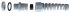 RS PRO Grey Nylon Cable Gland, M12 Thread, 3mm Min, 6.5mm Max, IP68