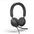 Jabra Evolve2 40 MS Stereo On-Ear-Headset USB Schwarz Verdrahtet