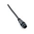 Amphenol Straight Female X Lock B size to Free End Sensor Actuator Cable, 6 Core, PVC, 1m