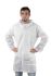 EUROSTAT White Women Disposable White Lab Coat, S