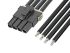 Kabel przewód-płytka, Mega-Fit, 600 V, 25 A, raster: 5.7mm, 150mm, Cyna, Czarny