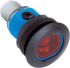 Fotoelektromos érzékelő, 3 mm → 300 mm, Piros fény, Hordó alakú, Háttér-elnyomás, kimenet: PNP