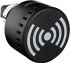 elektronikus akusztikus jelzőkészülék Fekete, 230 V AC, 105dB 1 méteren, 3 hangjelzés ESQ IP65