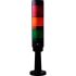 Signální věž, řada: Modul-Compete 50 LED 3 světelné prvky barva Červená/zelená/jantarová 24 V DC Zelená, Oranžová,