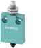 Siemens Round Plunger Limit Switch, 1NC/1NO, IP67, Metal Housing, 400V ac Max, 3A Max