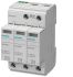 Siemens 单相浪涌保护器, 最大25kA, 脉冲放电40kA, DIN导轨安装, -40°C→+80°C, 5SD系列