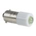 LED Reflector Bulb, BA9s, Green, 6 V dc