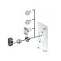 Schneider Electric 8mm Square Lock Insert For Use With Enclosure Accessories