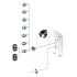 Schneider Electric 5mm Double Bit Lock Insert For Use With Large Escucheon