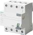 Siemens 4 Pole Type A Residual Current Circuit Breaker, 25A 5SV3, 300mA