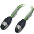 Phoenix Contact Cat5 Straight Male M12 to Straight Male M12 Ethernet Cable PVC Sheath, 5m