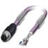 Phoenix Contact Straight Male 5 way M12 to Bus Cable, 10m