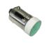 LED Reflector Bulb, BA9, Green, Multichip, 10.6mm dia., 24V