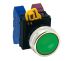 Idec YW4B Series Green Maintained Push Button Head, 22mm Cutout, IP65