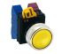 Idec YW4B Series Yellow Momentary Push Button Head, 22mm Cutout, IP65