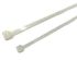 RS PRO Cable Tie, 203mm x 2.5mm, Natural Nylon, Pk-1000