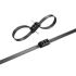 RS PRO Cable Tie, Double Headed, 500mm x 12.7 mm, Black Nylon