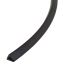 Kabelová průchodka Krycí lišta Polyetylen 50m Černá RS PRO 4.5mm