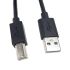 Molex USB-Kabel, USB A / USB B, 1m USB 2.0 Schwarz