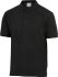Delta Plus Black Cotton Polo Shirt, UK- 40cm, EUR- 50cm