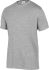 Delta Plus Grey Cotton Short Sleeve T-Shirt, UK- 40cm, EUR- 50cm