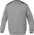 Delta Plus OLINO Grey Polyester, Cotton Unisex's Work Sweatshirt L