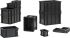 Black conductive tote box 400x300x145mm