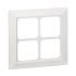 Clipsal Electrical White 4 Gang Frame