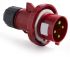 RS PRO IP54 Red Cable Mount 4P Industrial Power Plug, Rated At 16A, 380 → 415 V