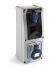 RS PRO IP44 Blue Surface Mount 2P + E Vertical Industrial Power Socket, Rated At 16A, 230 V