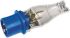 RS PRO IP20 Blue 2P + E Industrial Power Connector Adapter Plug, Socket, Rated At 16A, 230 V