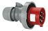 RS PRO IP67 Red Cable Mount 7P Industrial Power Plug, Rated At 16A, 400 V