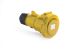 RS PRO IP66, IP67 Yellow Cable Mount 3P Industrial Power Socket, Rated At 16A, 100 → 130 V