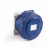 RS PRO IP67 Blue Panel Mount 2P + E Industrial Power Socket, Rated At 16A, 200 → 250 V