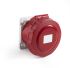 RS PRO IP67 Red Panel Mount 3P + E Industrial Power Socket, Rated At 16A, 380 → 415 V