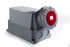 RS PRO IP67 Red Wall Mount 3P + E Industrial Power Socket, Rated At 125A, 380 → 415 V