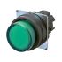 Omron A22NZ Series Green Push Button Head, Momentary Actuation, 22mm Cutout